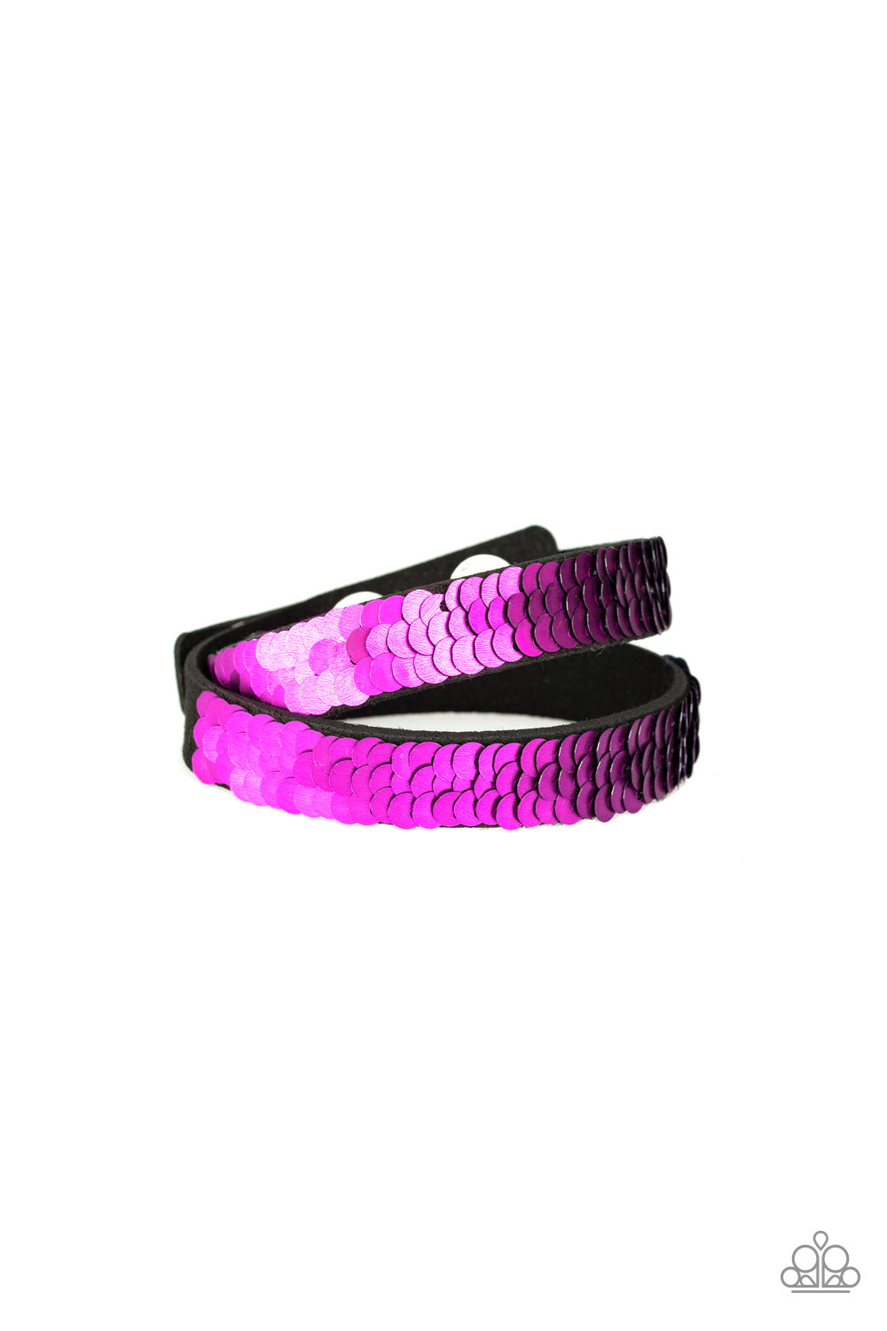 Under The SEQUINS Wrap & Snap Bracelets #212