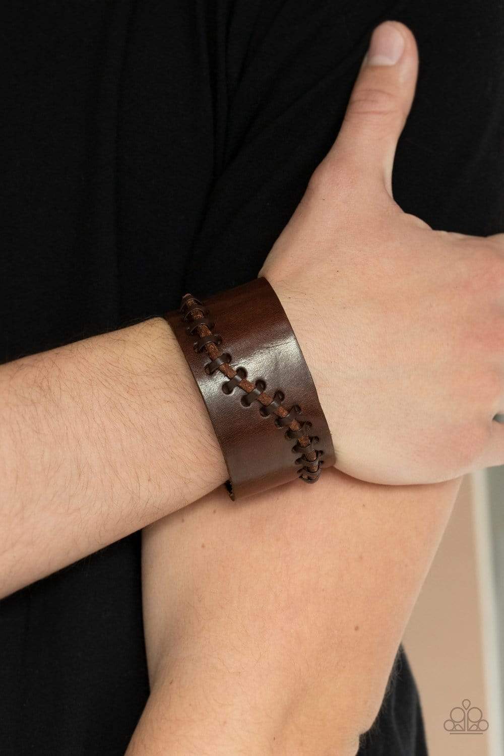 Paparazzi Every STITCH Way Mens Snap Bracelets