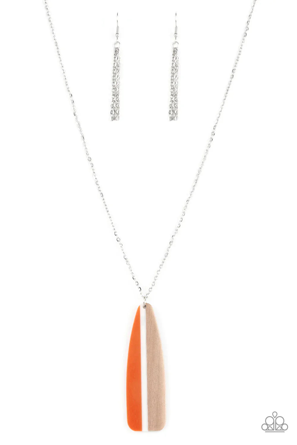 Paparazzi Grab a Paddle Orange Necklaces