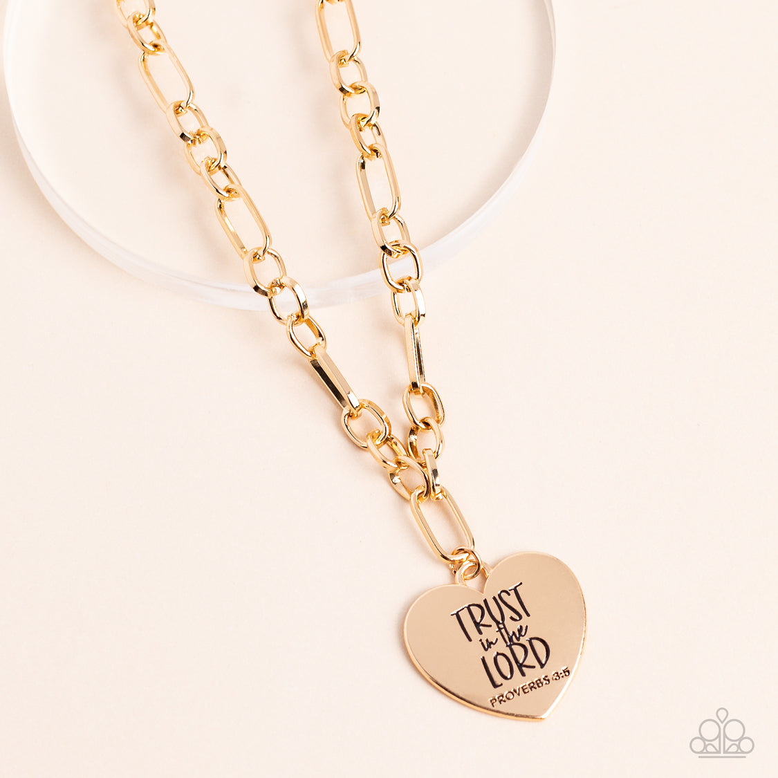 Paparazzi Perennial Proverbs Inspirational Heart Necklaces
