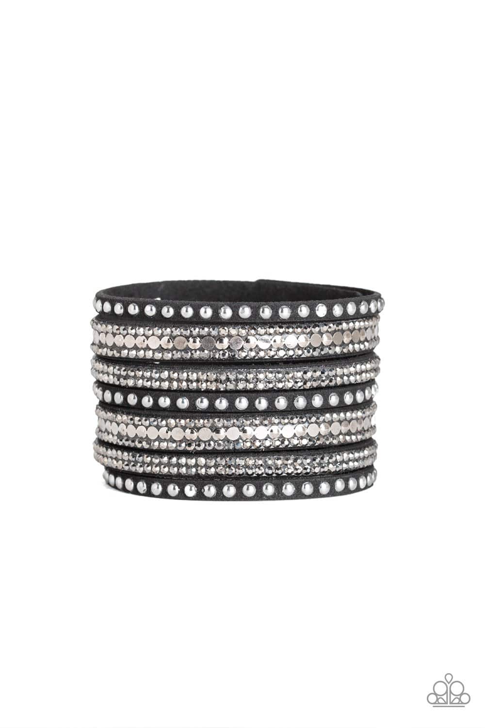 Paparazzi All Hustle and Hairspray Wrap & Snap Bracelets #236