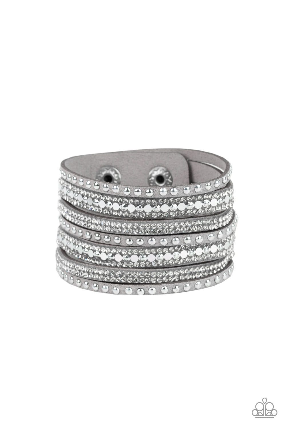 Paparazzi All Hustle and Hairspray Wrap & Snap Bracelets #236