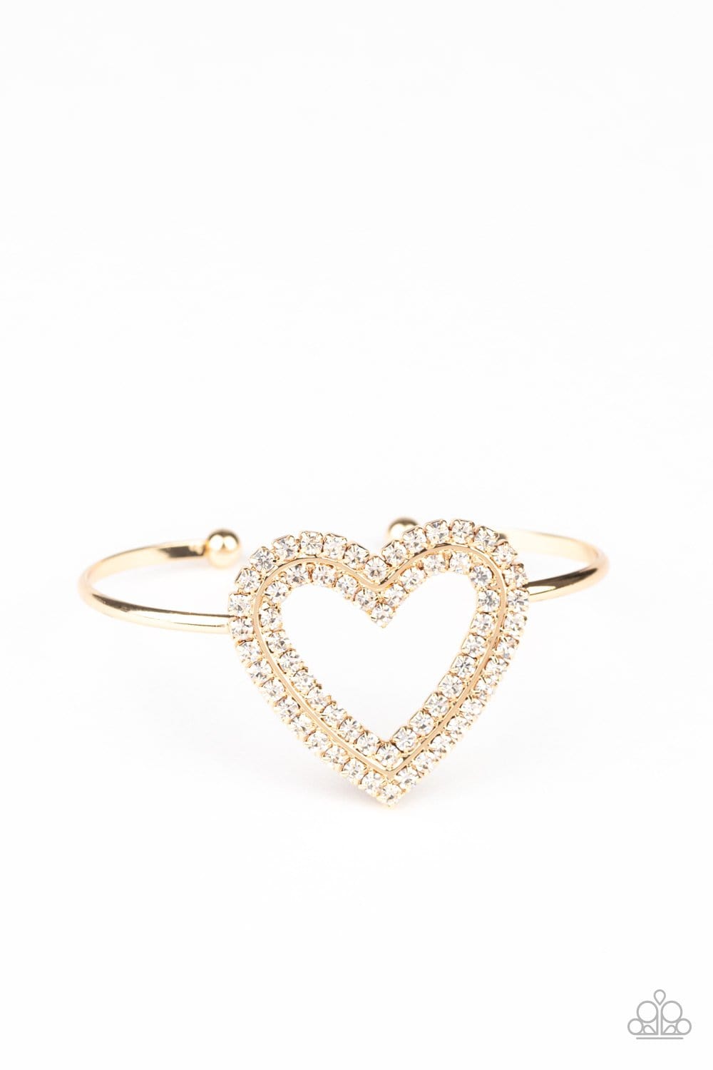 Paparazzi Heart Opener Cuff Heart Bracelets