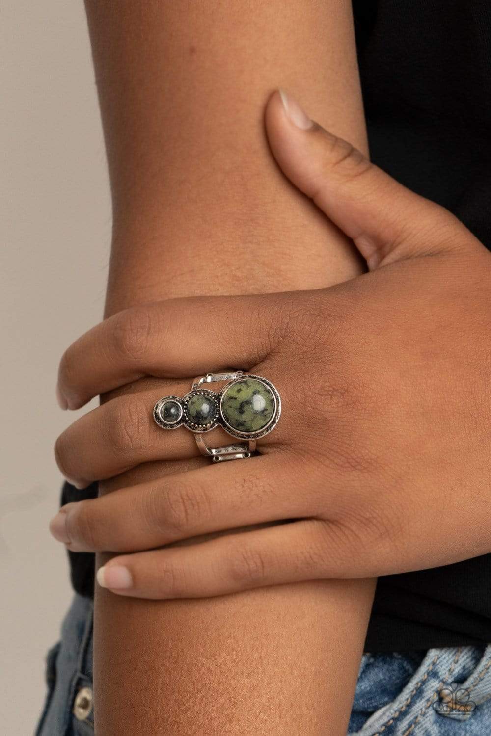 Marbled Magnificence Rings