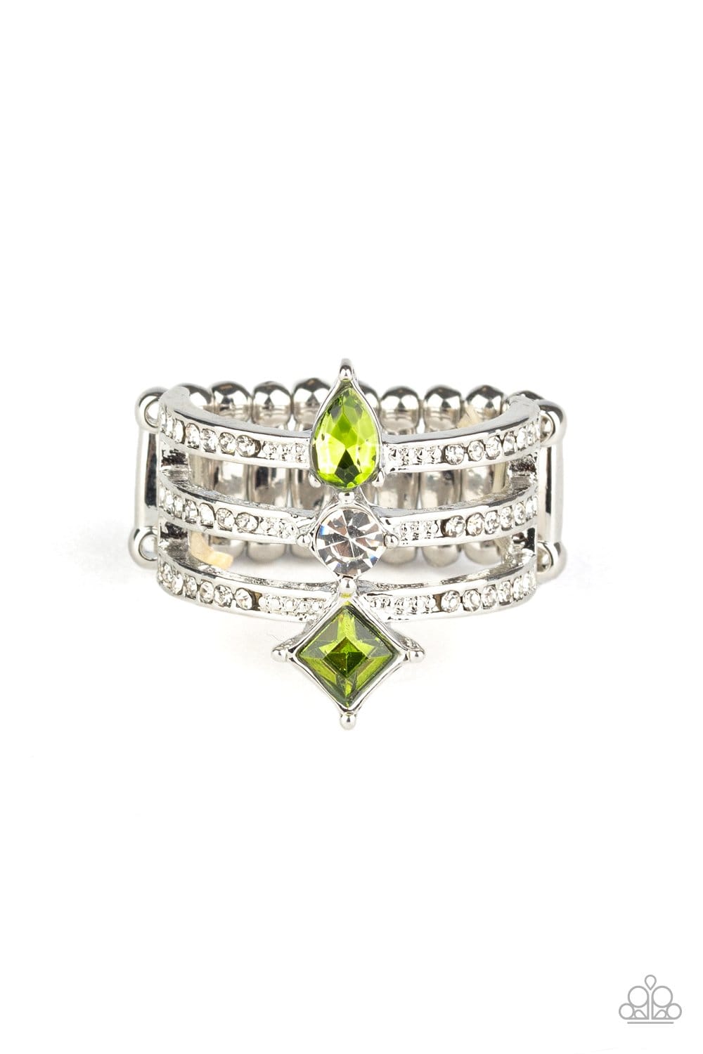 Paparazzi Triple Throne Twinkle Rings