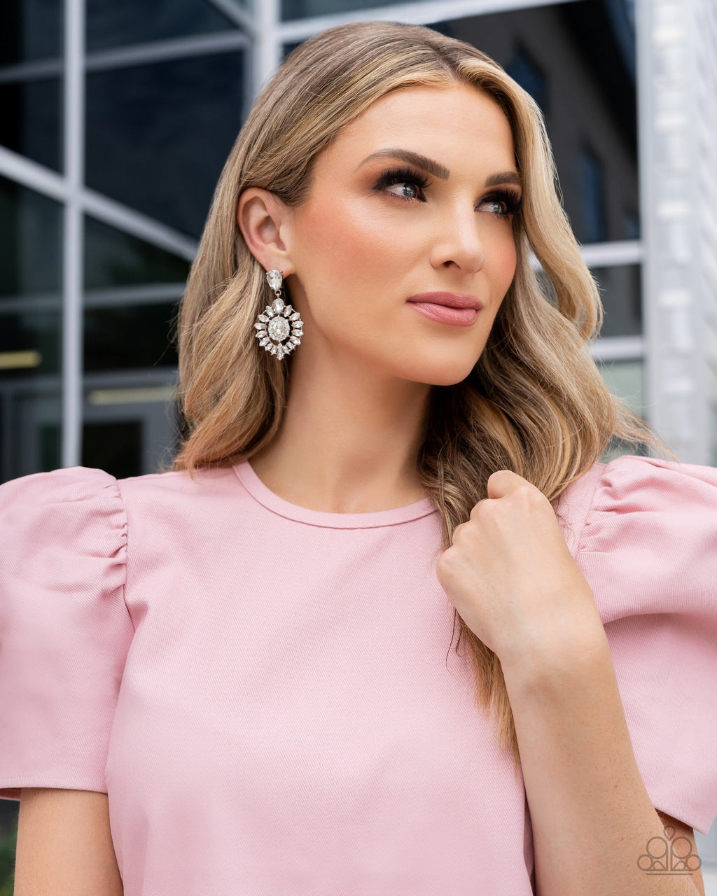 Paparazzi My Good LUXE Charm LOP Post Earrings