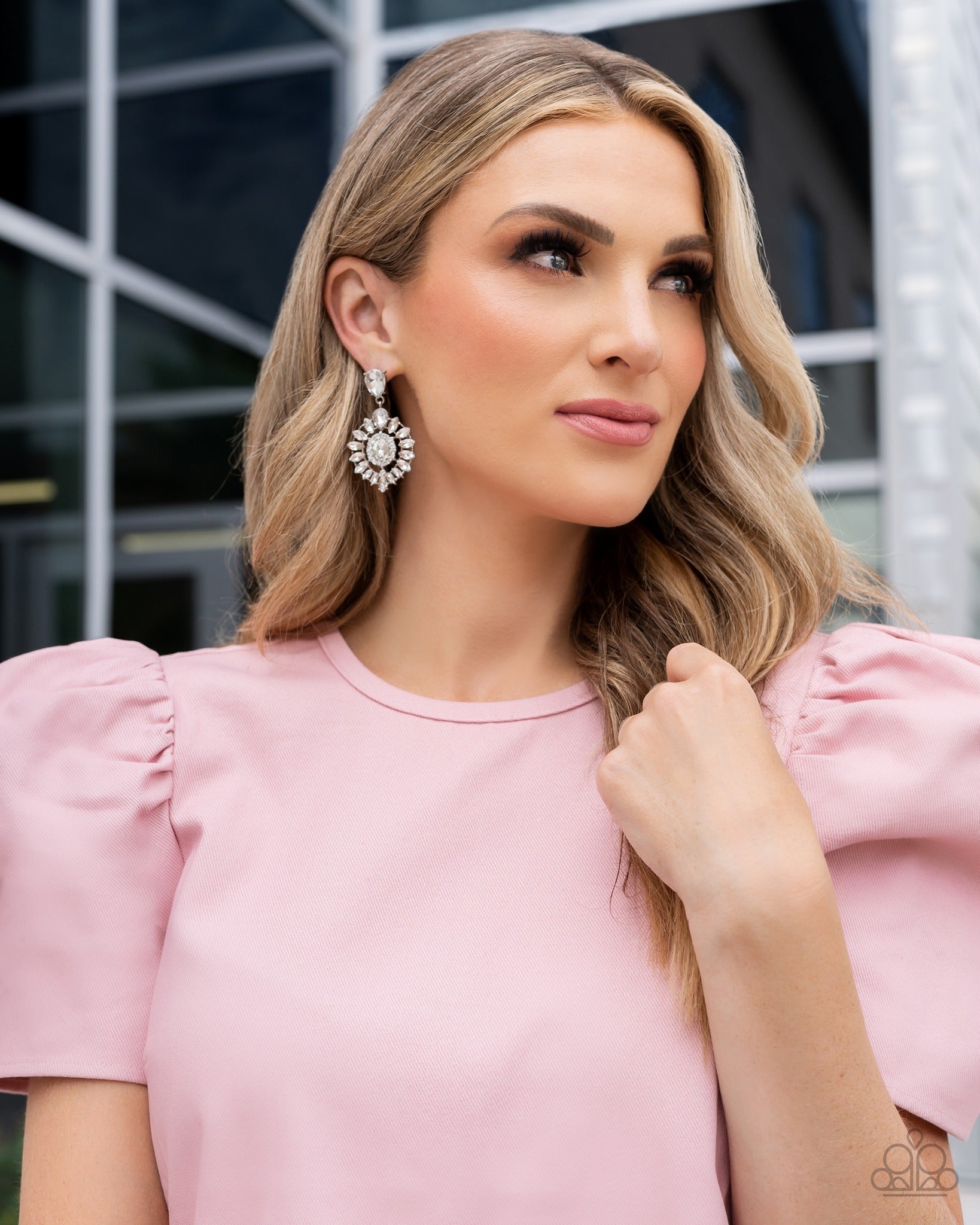 Paparazzi My Good LUXE Charm LOP Post Earrings