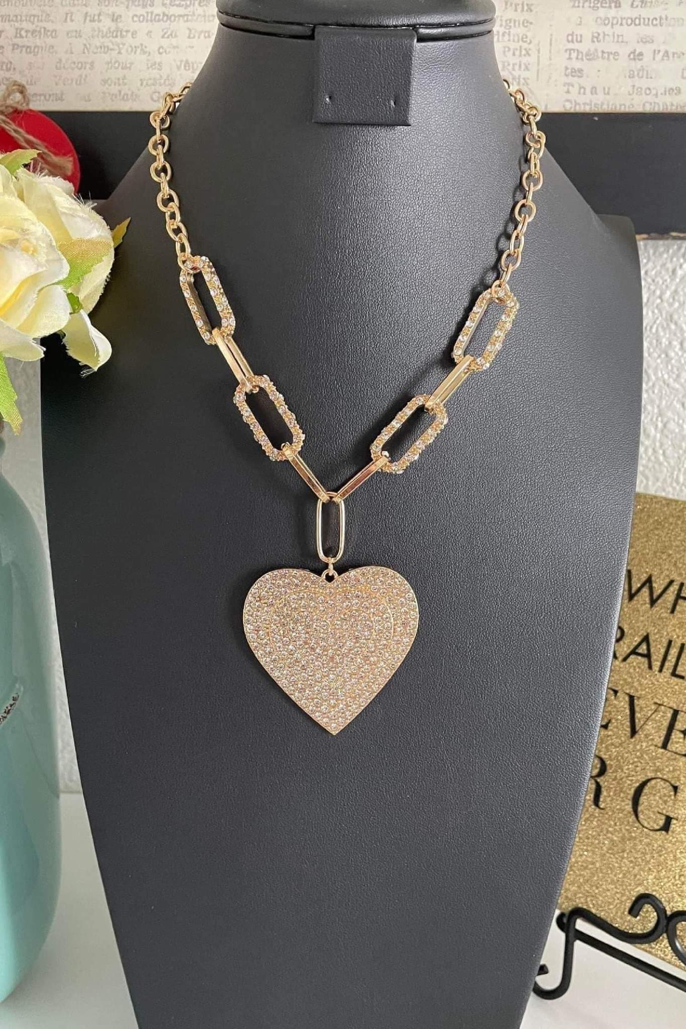 Paparazzi Roadside Romance Heart LOP Necklaces