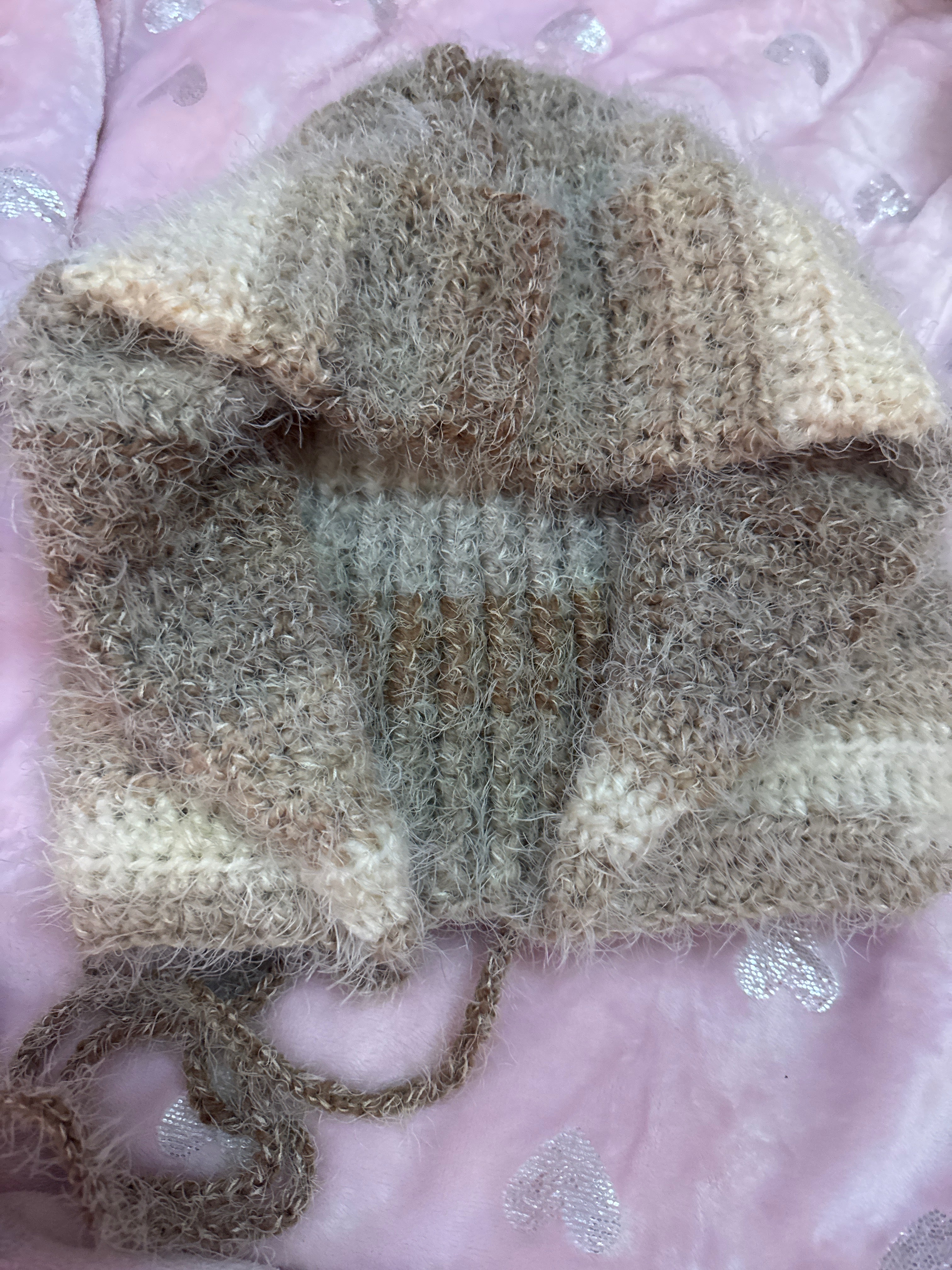 Turtleneck Hoodie Balaclava – Handmade Crochet Winter Headwear