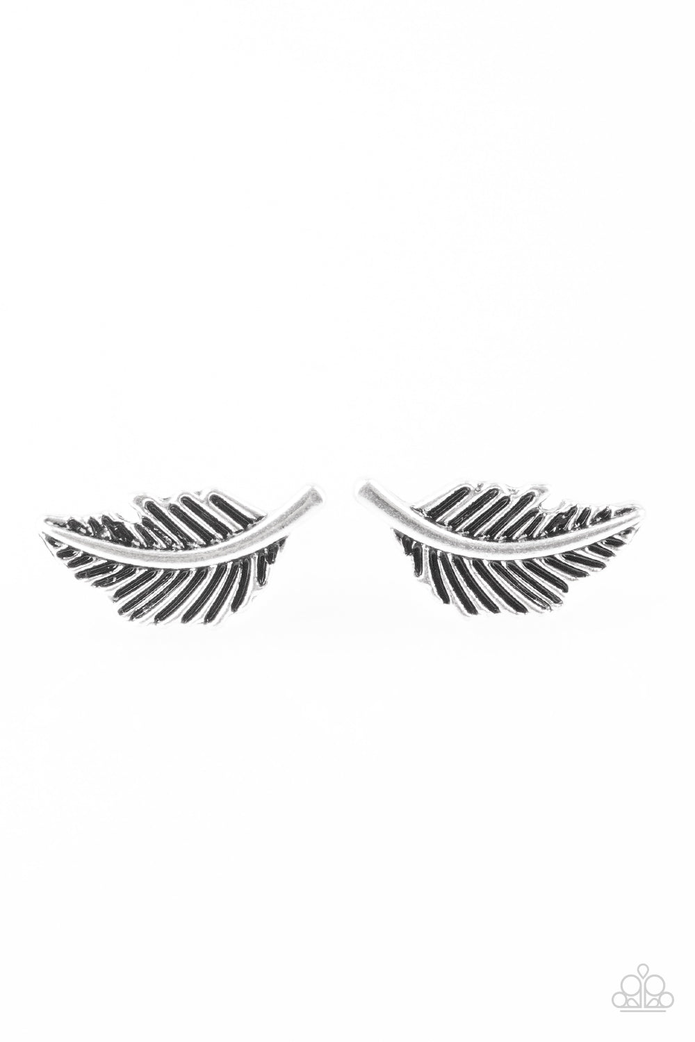 Paparazzi Flying Feathers Post Earrings