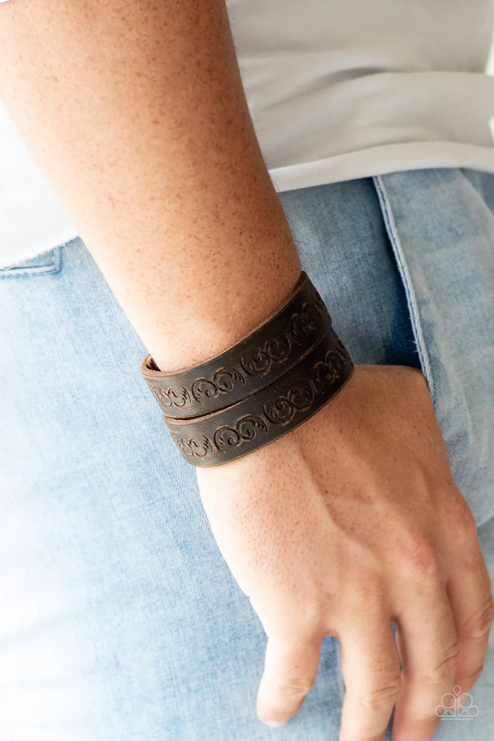 Ride and Wrangle Men's Wrap & Snap Bracelets #500
