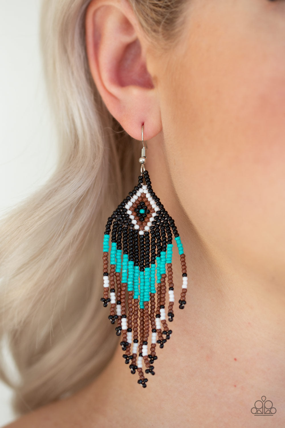 Paparazzi Wind Blown Wanderer Seed Bead Earrings