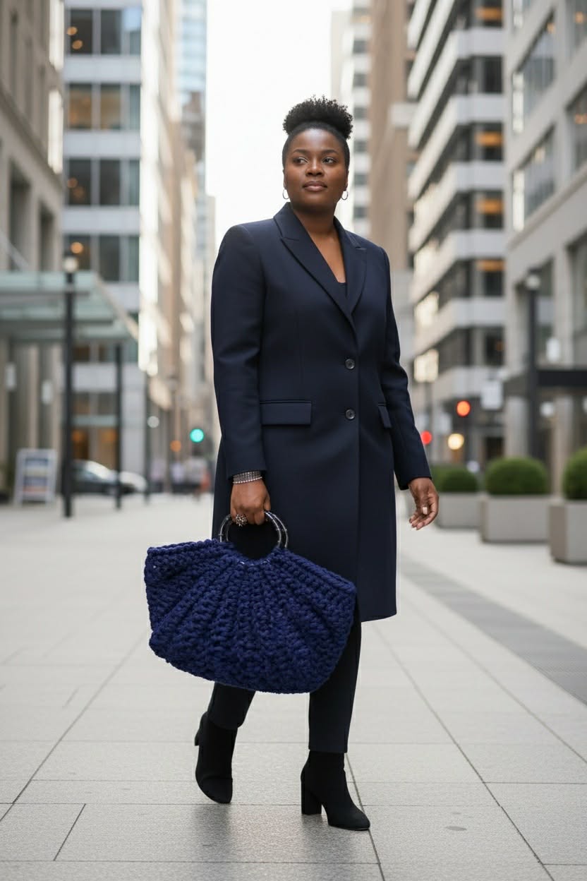 Talkin' To The Moon Crochet Tote