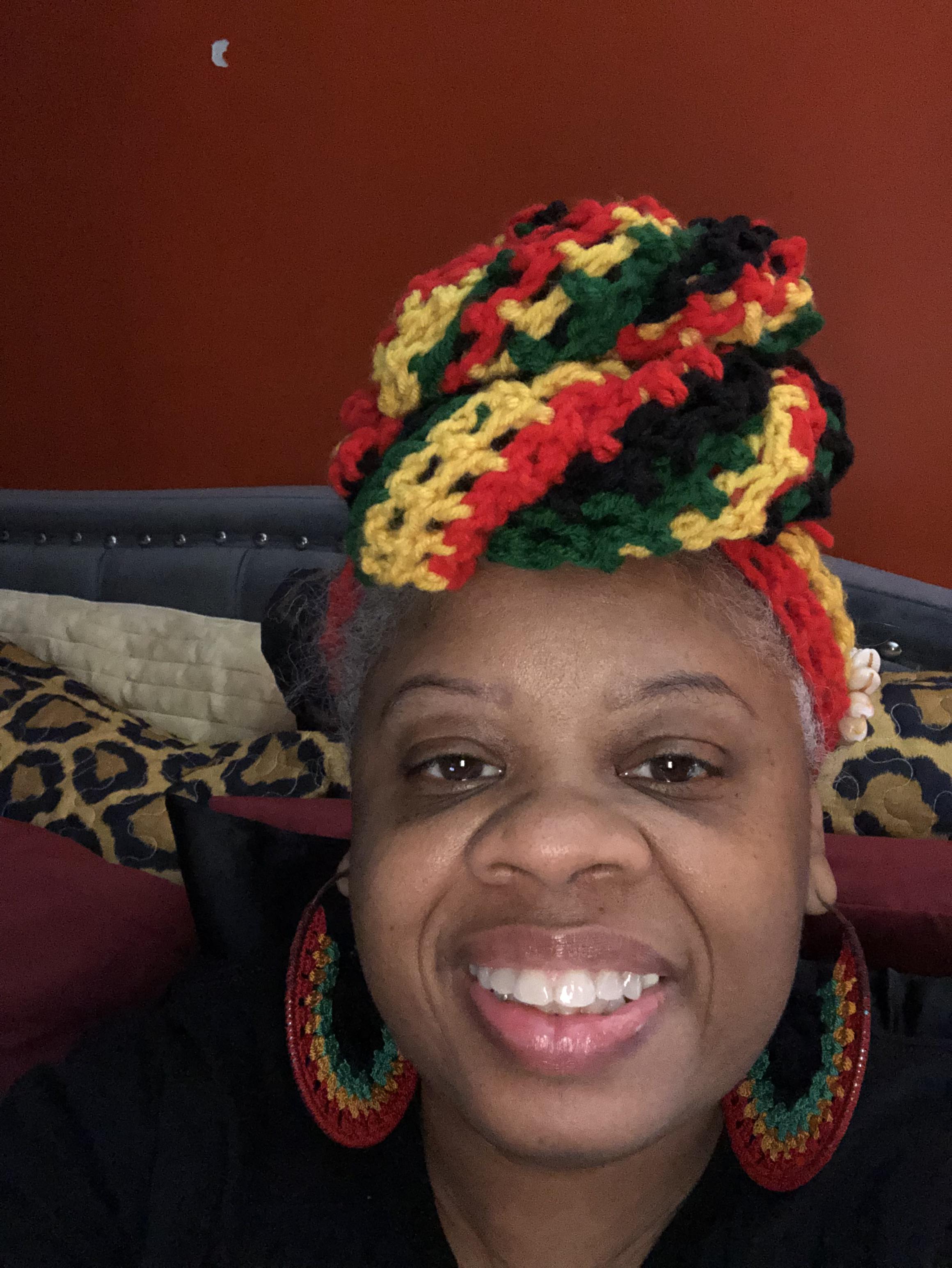 Queen Bee Crochet Headwrap – Handmade Cozy & Stylish Hair Accessory