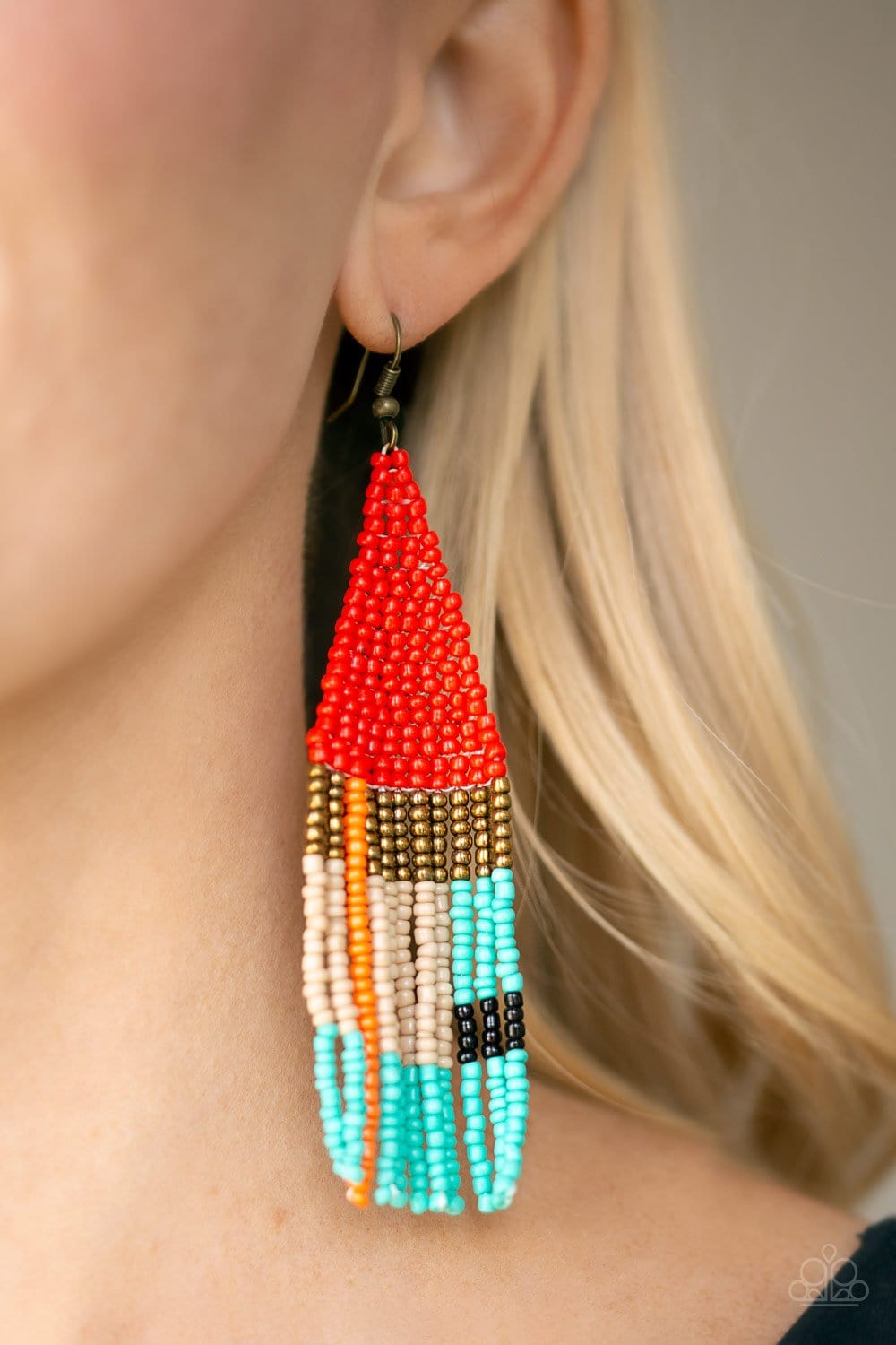 Paparazzi Beaded Boho Seed Bead Earrings