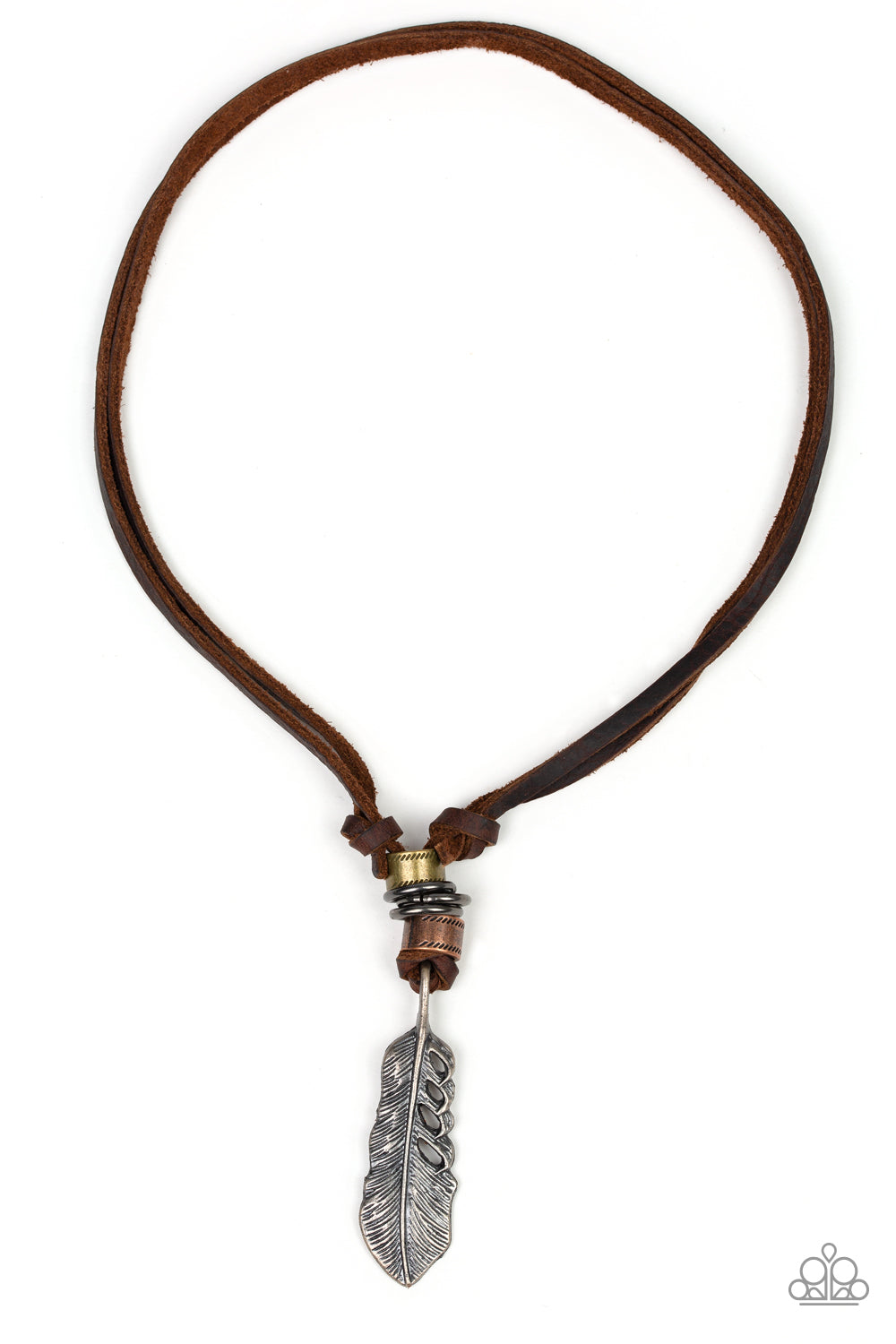 Paparazzi That QUILL Be The Day Mens Necklaces
