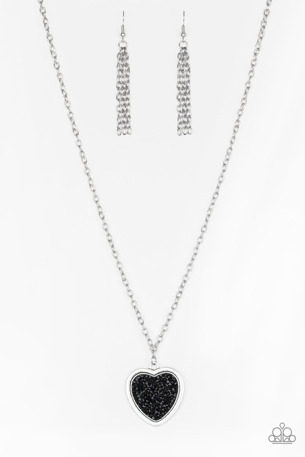 Paparzzi Heart of SPARKLE Heart Necklaces