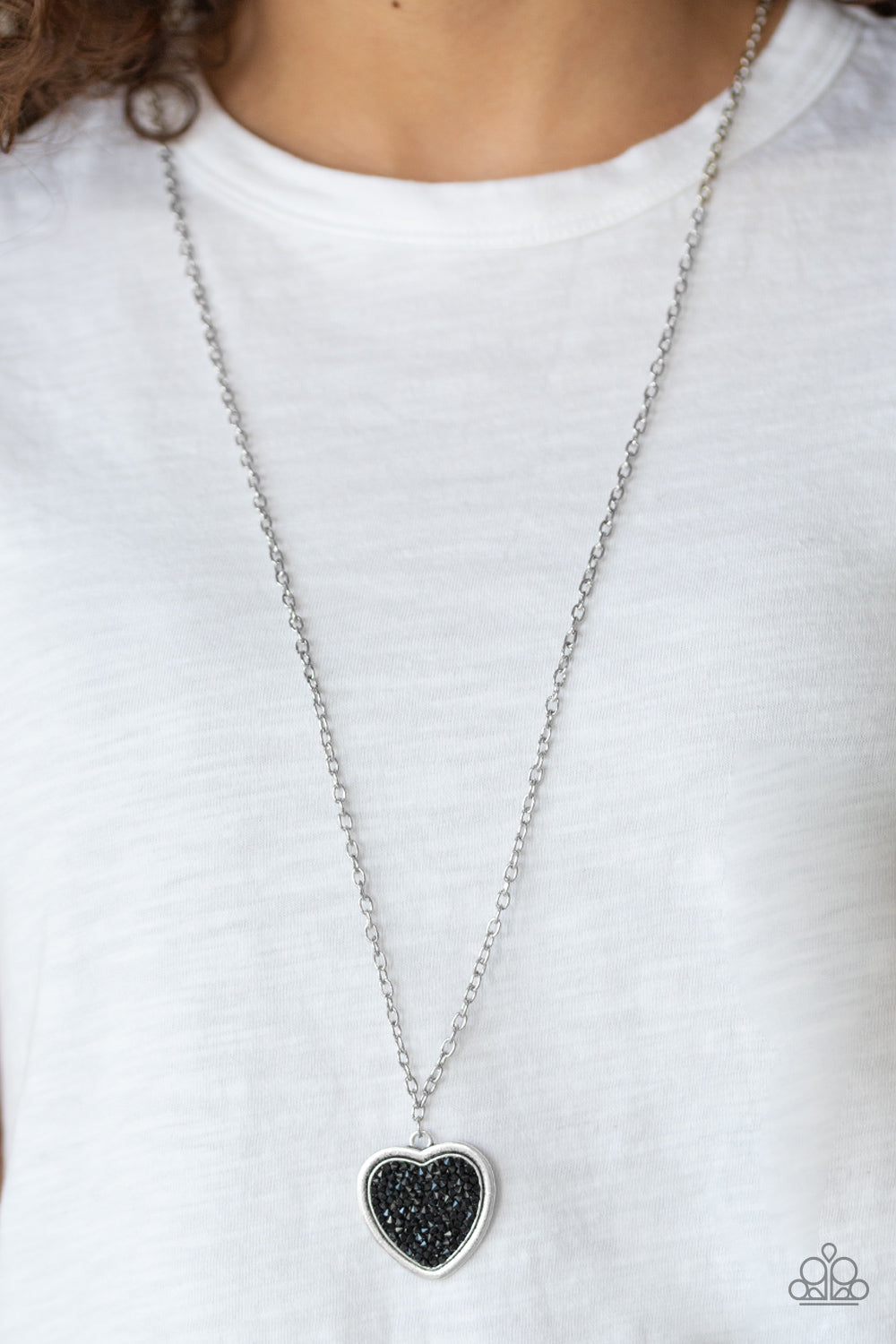 Paparzzi Heart of SPARKLE Heart Necklaces