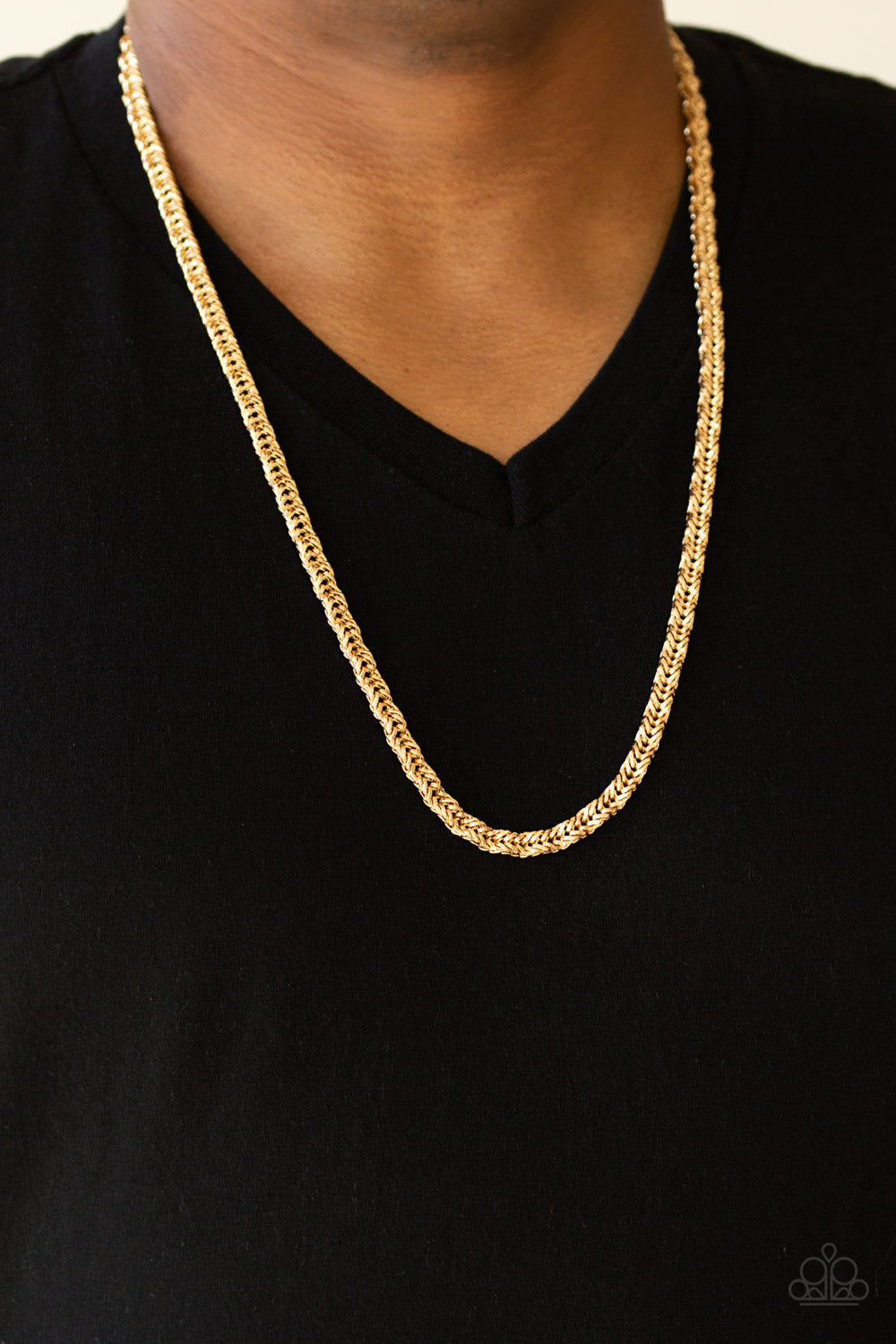 Paparazzi Go Down Fighting Mens Necklaces