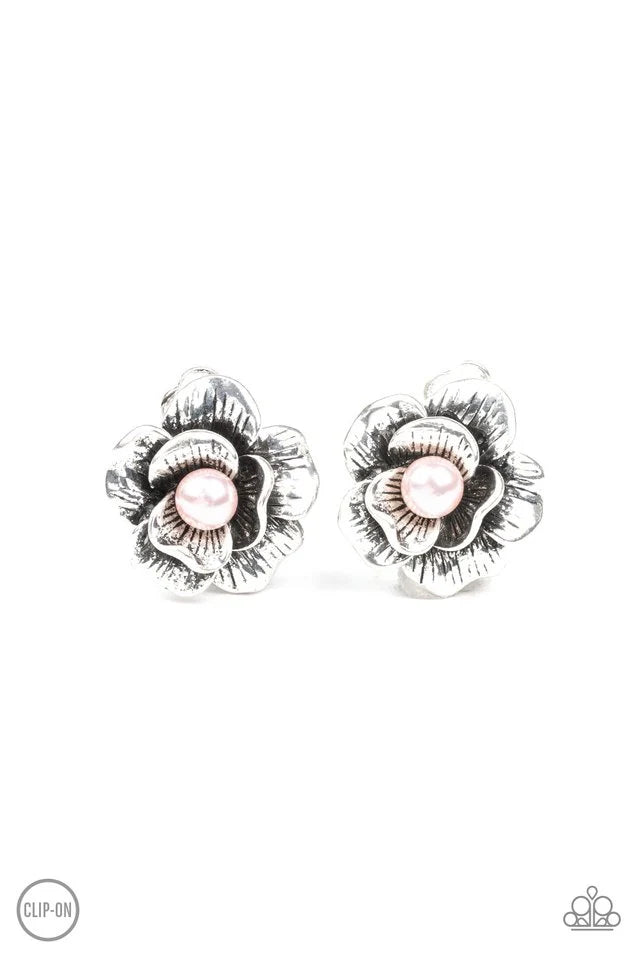 Glowing Garden Spree Clip-On Earrings #866