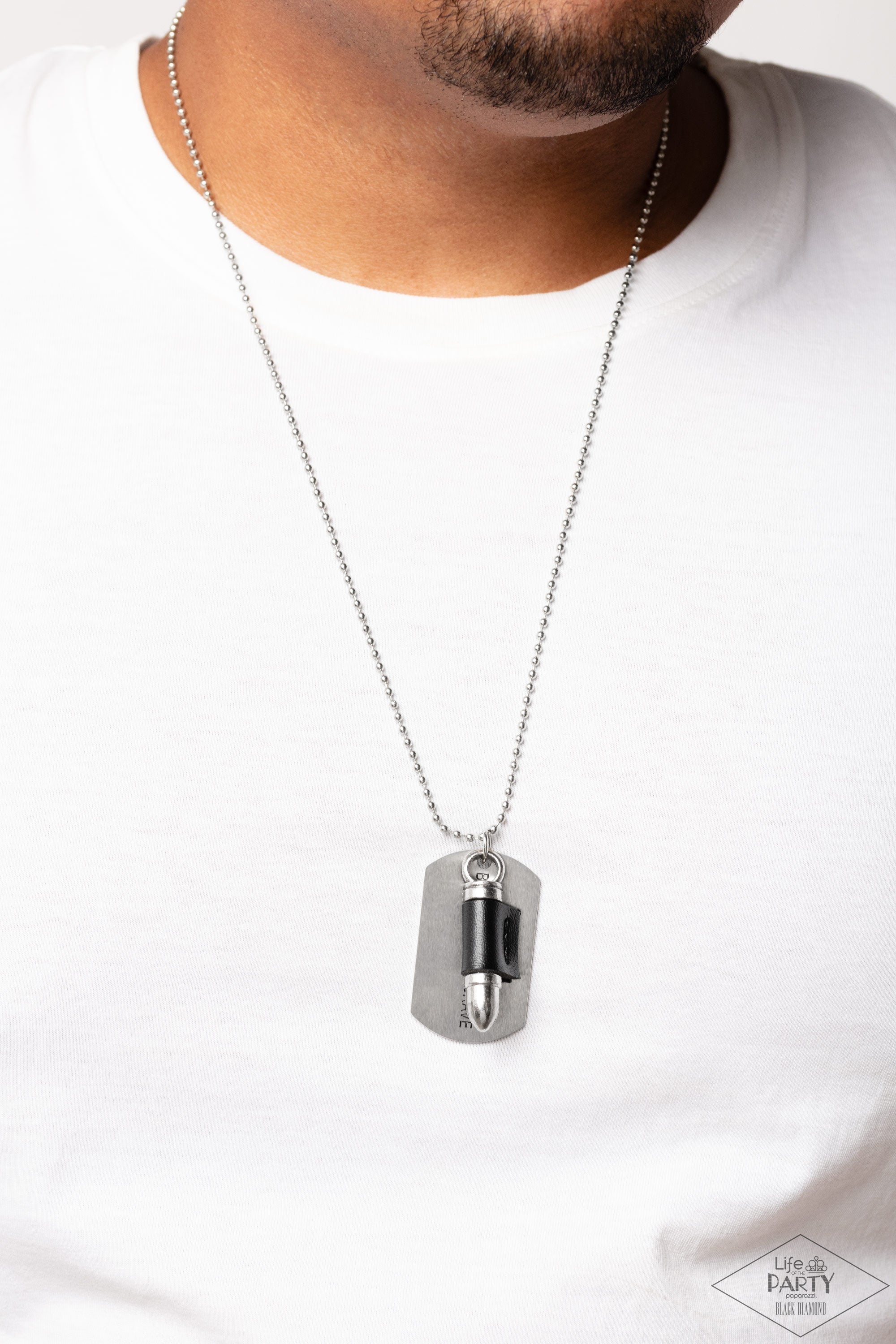 Paparazzi Proud Patriot LOP Mens Necklaces