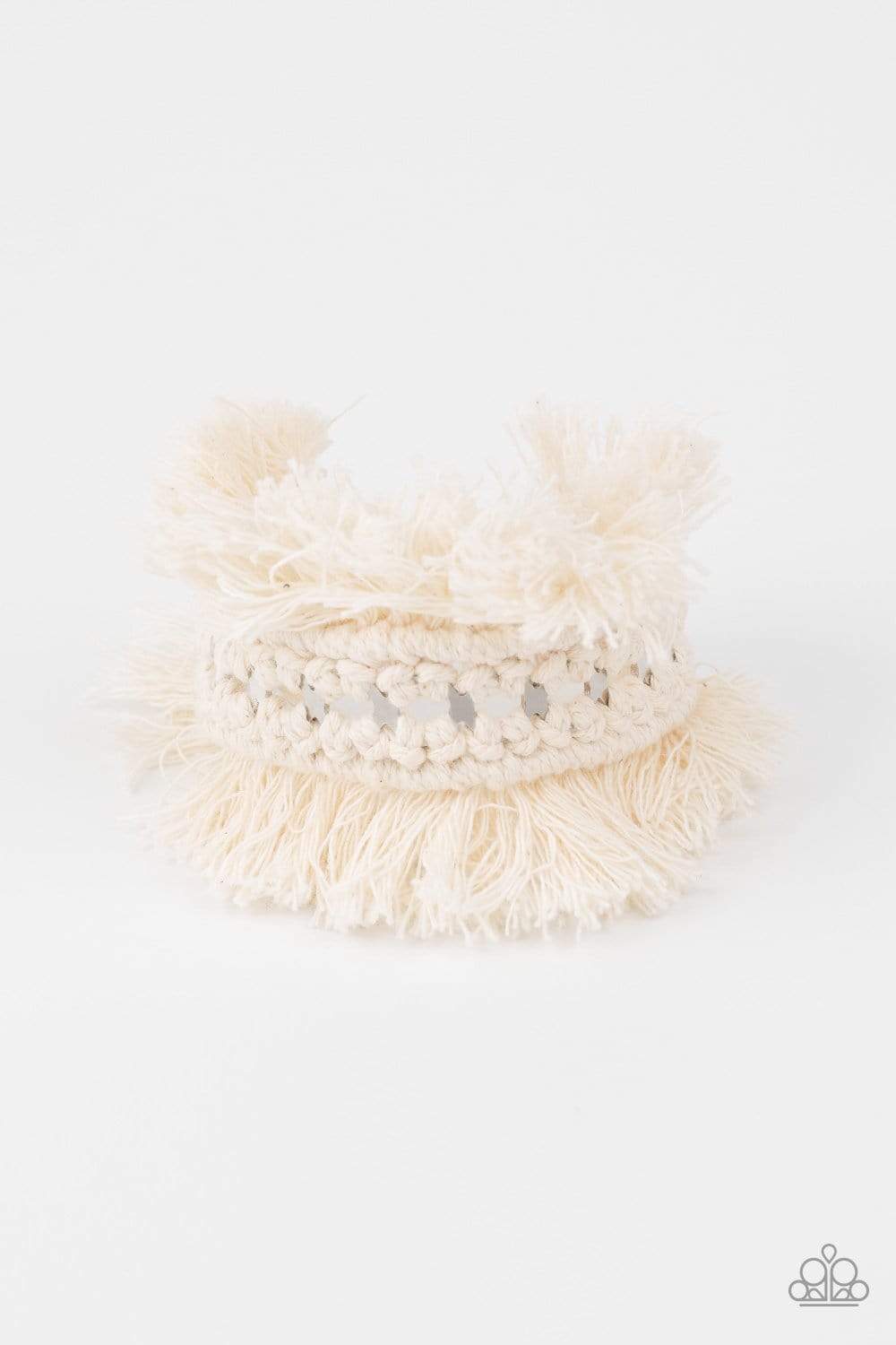 Paparazzi Homespun Hardware Macrame Cuff