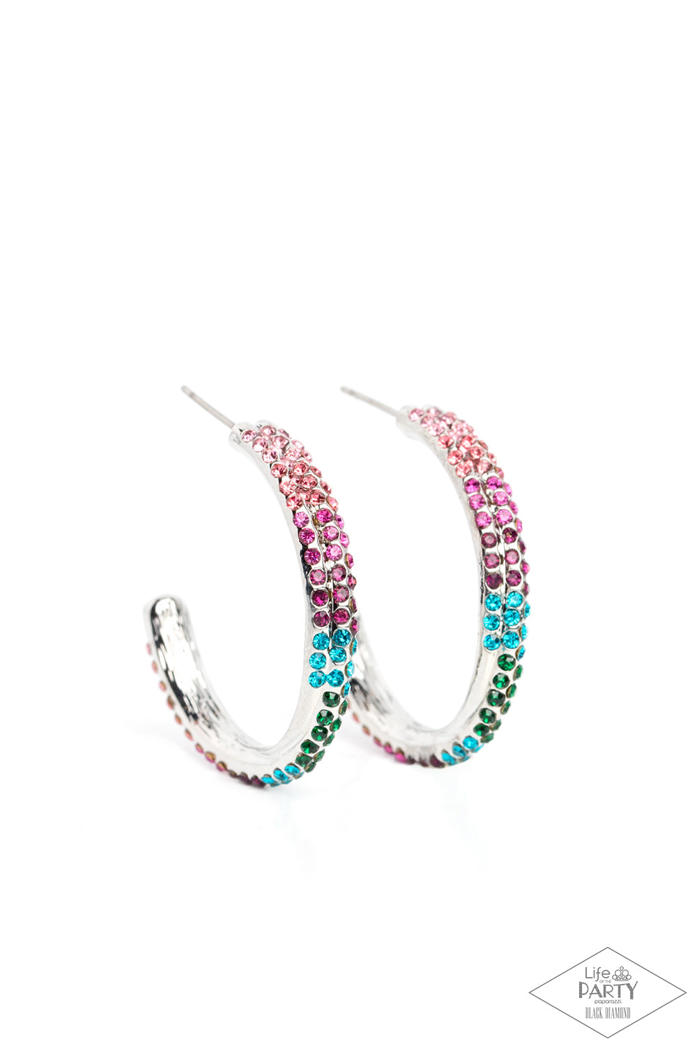 Paparazzi Trail Of Twinkle Hoops