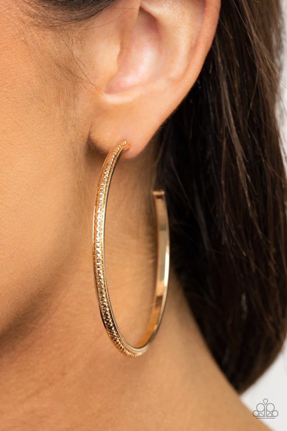 Paparazzi Sultry Shimmer Hoops