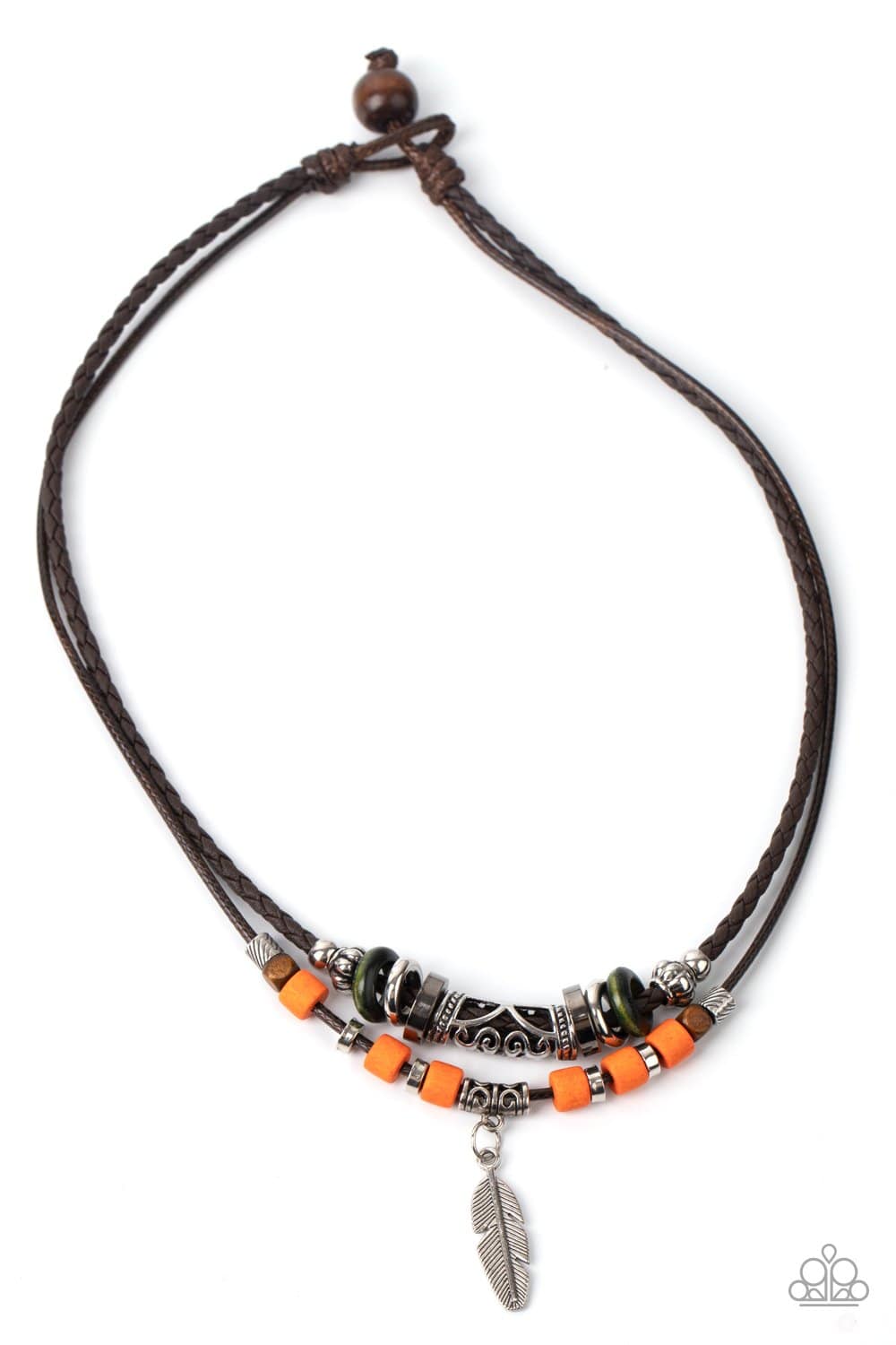 Paparazzi Fly Away HOMESPUN Mens Necklaces