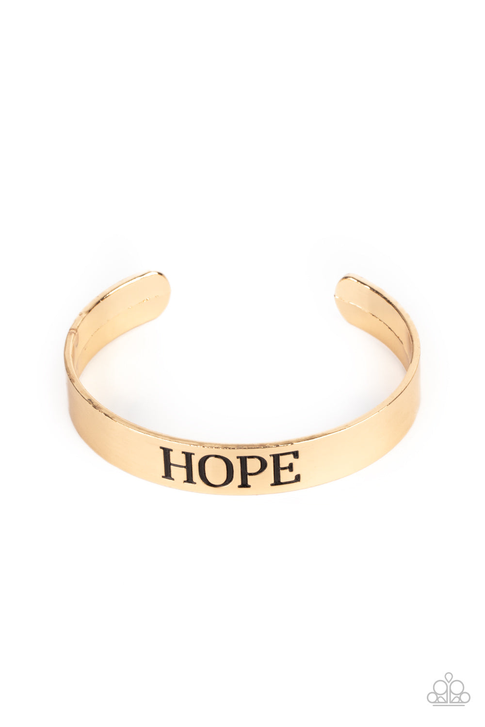 Paparazzi Hope Makes The World Go Round Inspirational Cuffs