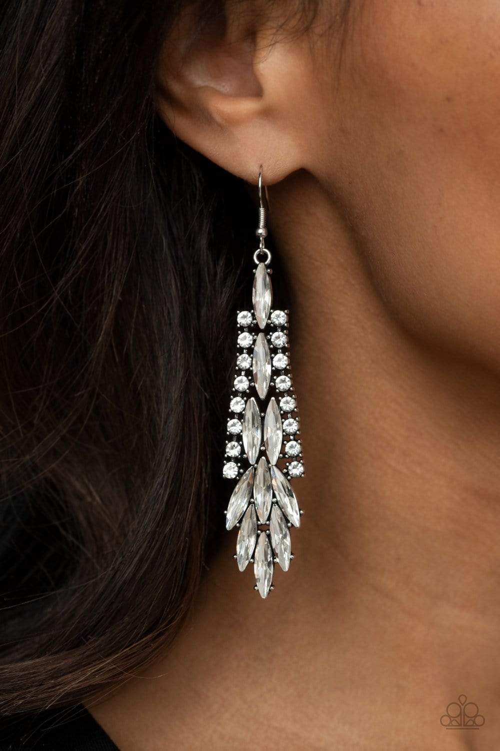 Paparazzi Crown Heiress Earrings