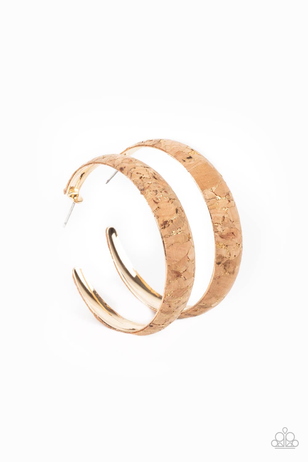 Paparazzi A CORK In The Road Cork Earrings