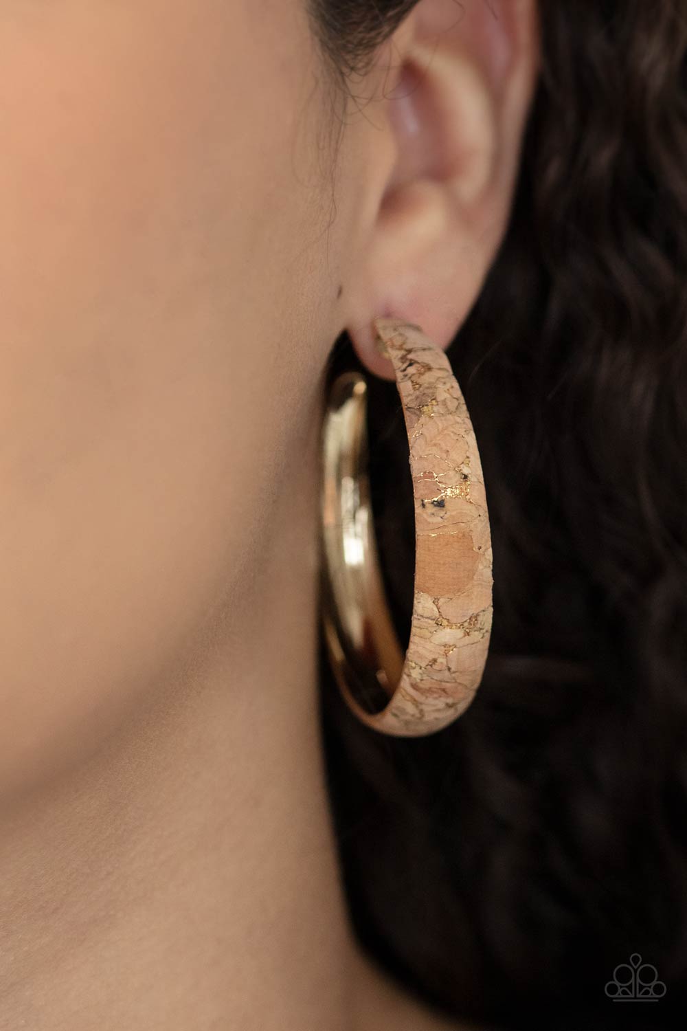 Paparazzi A CORK In The Road Cork Earrings