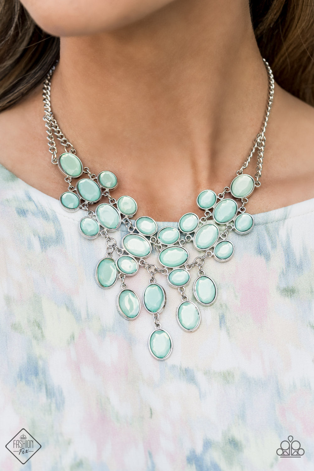 Paparazzi Serene Gleam Necklace Fashion Fix May 2021