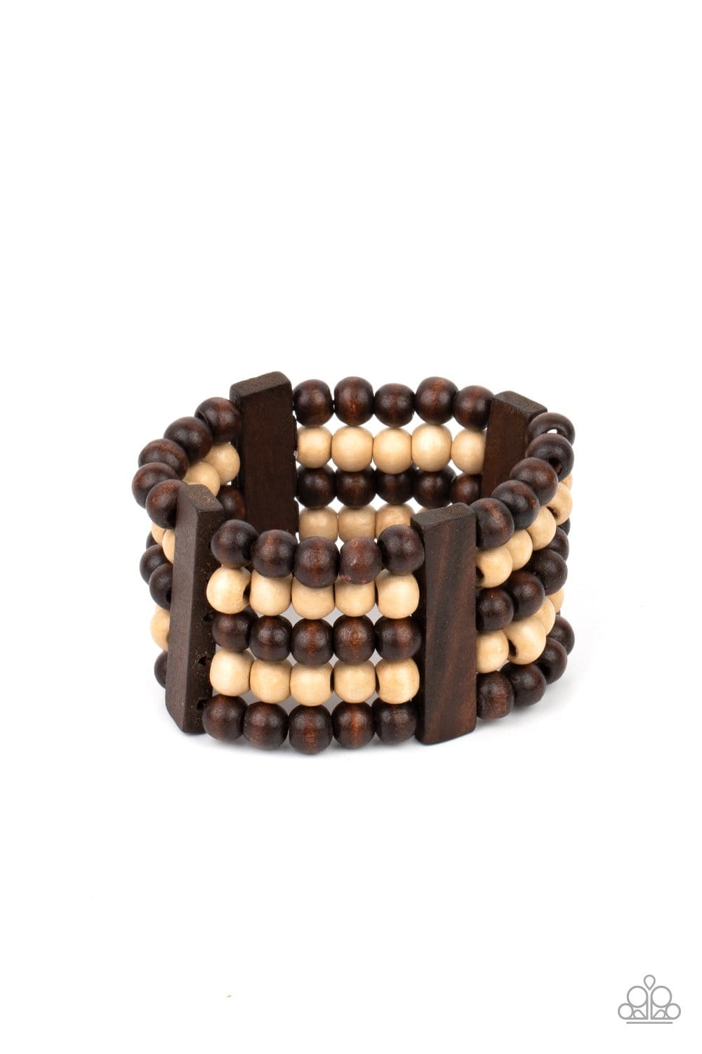 Caribbean Catwalk Wooden Bracelets #321