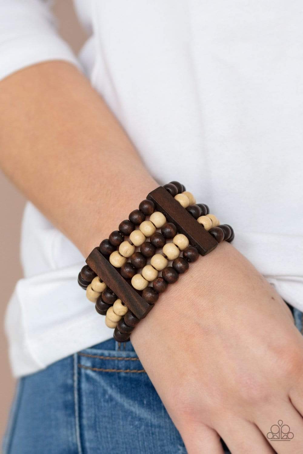 Caribbean Catwalk Wooden Bracelets #321
