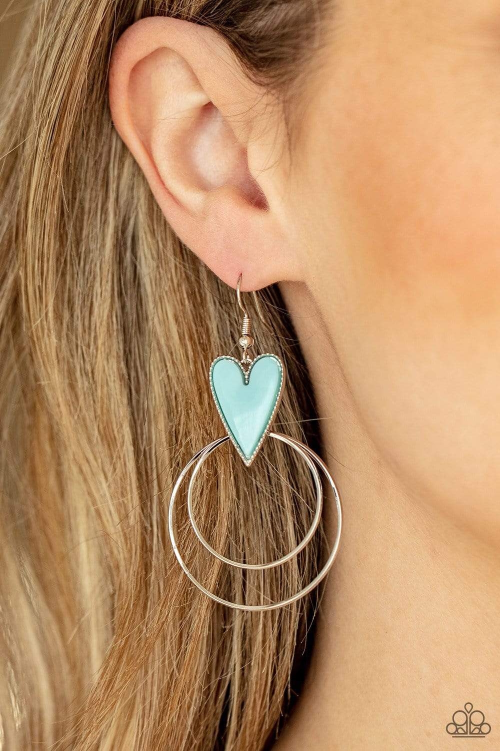 Paparazzi Happily Ever Hearts Earrings