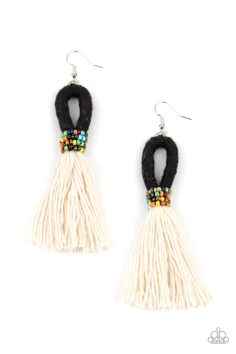 Paparazzi The Dustup Macrame Earrings
