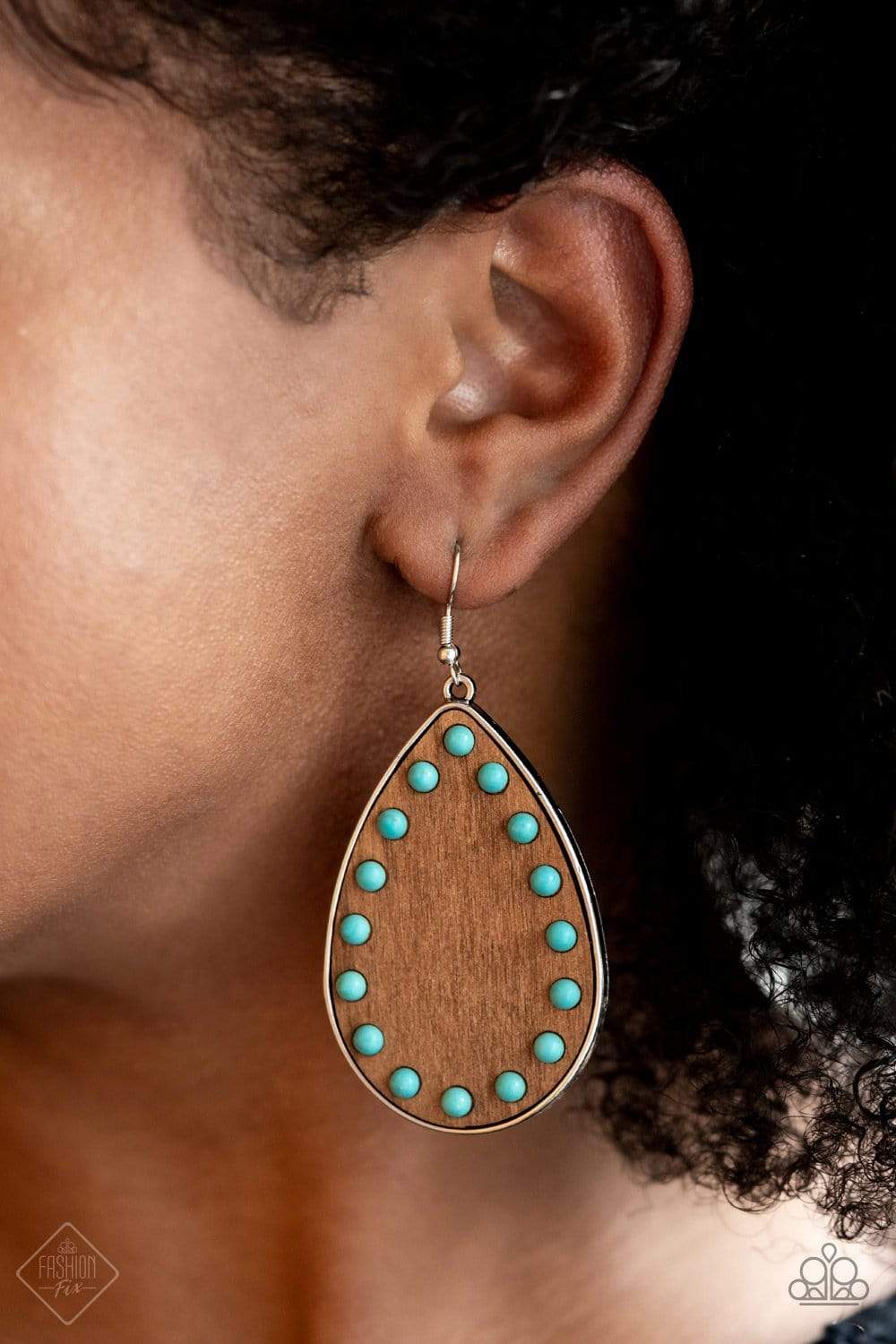 Paparazzi Rustic Refuge Wooden Earrings
