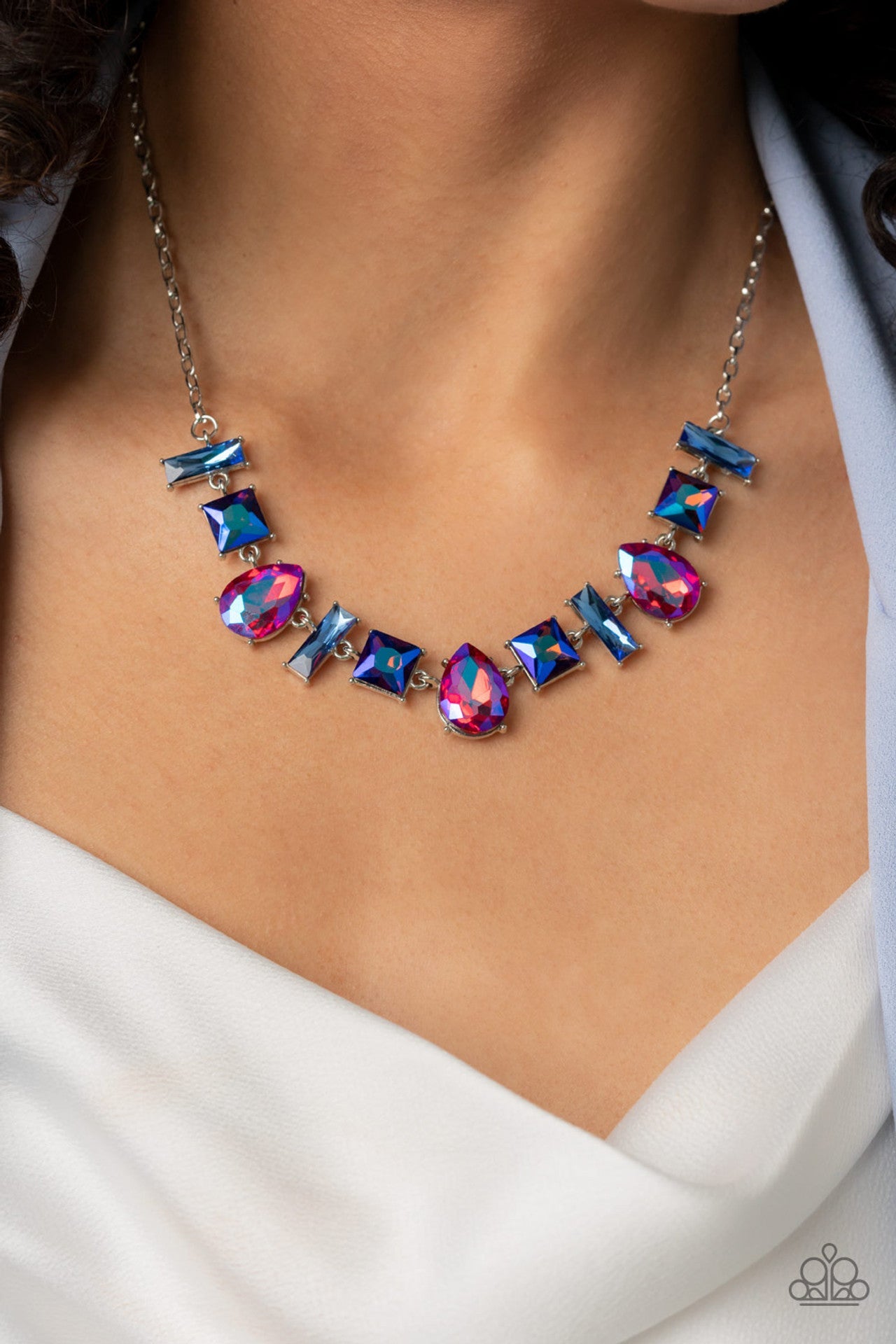 Paparazzi Interstellar Ice LOP Necklaces