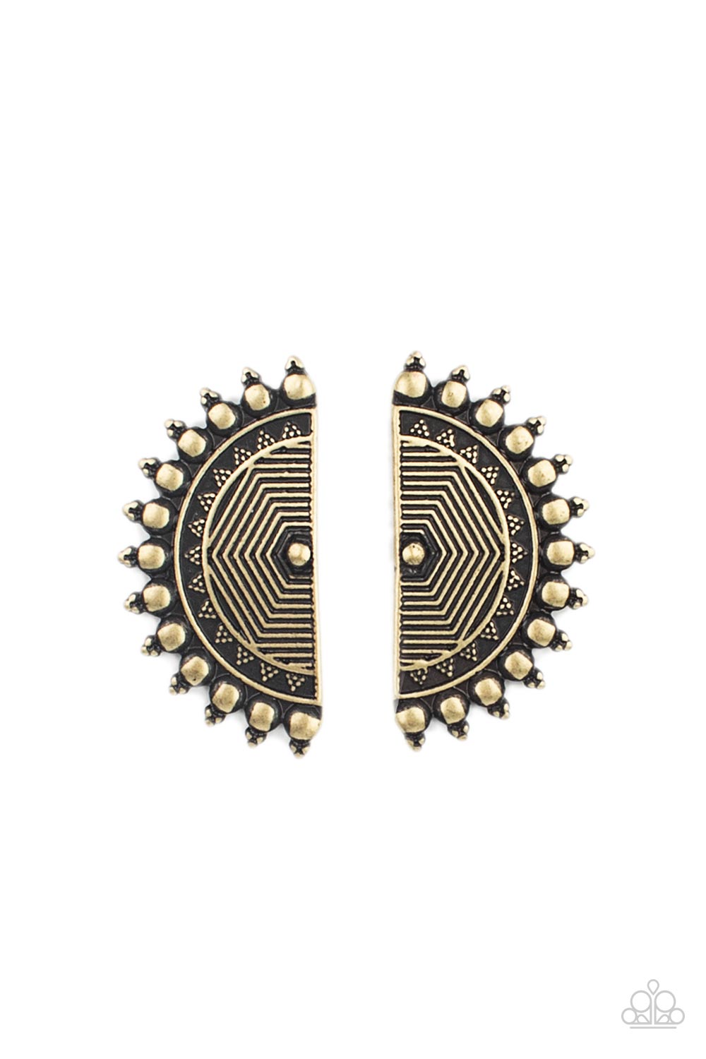 Paparazzi Fiercely Fanned Out Post Earrings
