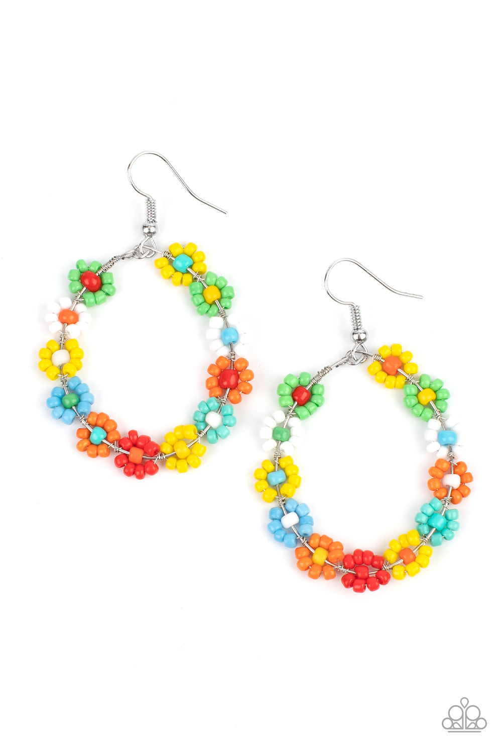 Paparazzi Festively Flower Child Earrings