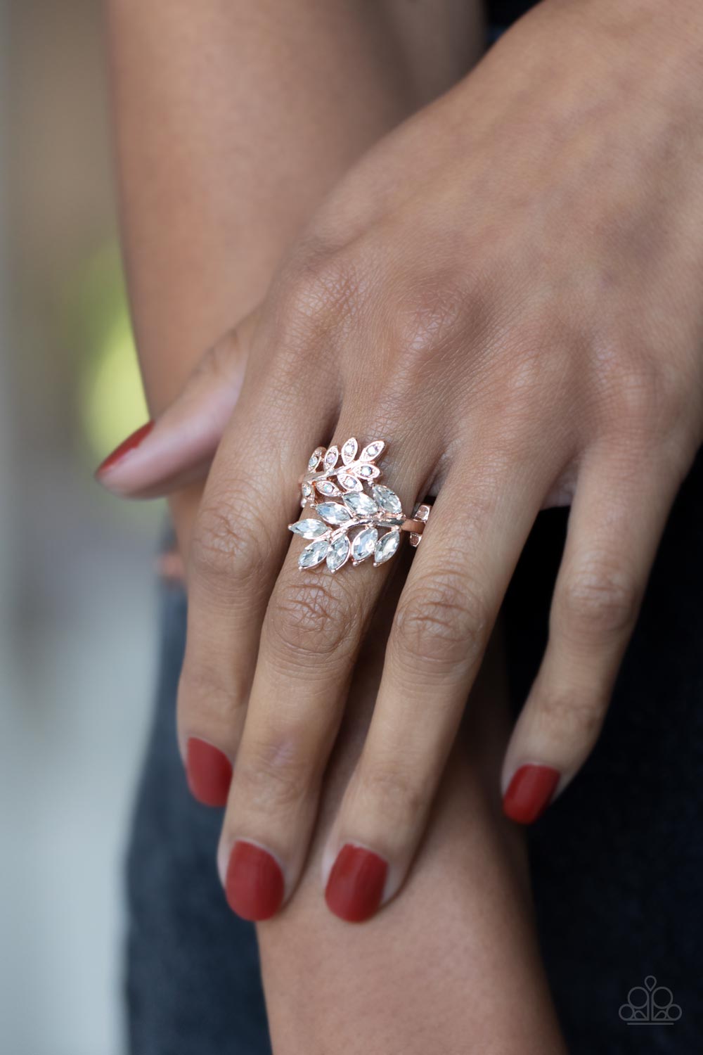 Paparazzi Glowing Gardenista  Rings