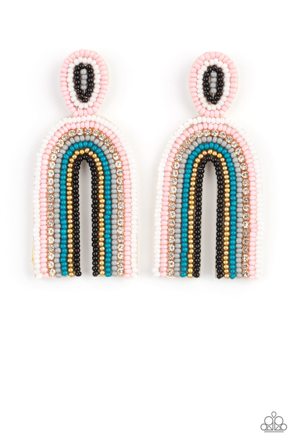 Rainbow Remedy Seed Bead Earrings