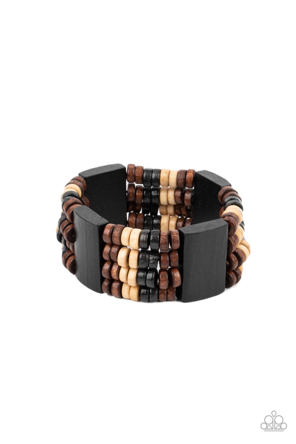 Paparazzi Aruba Attire Wooden Bracelets