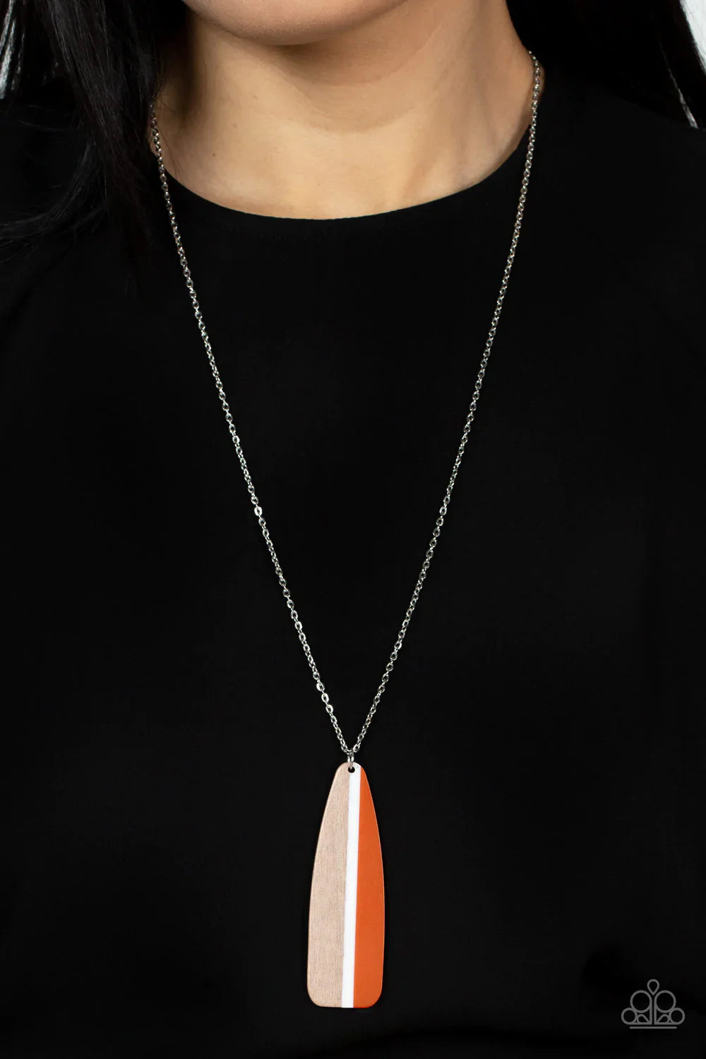Paparazzi Grab a Paddle Orange Necklaces