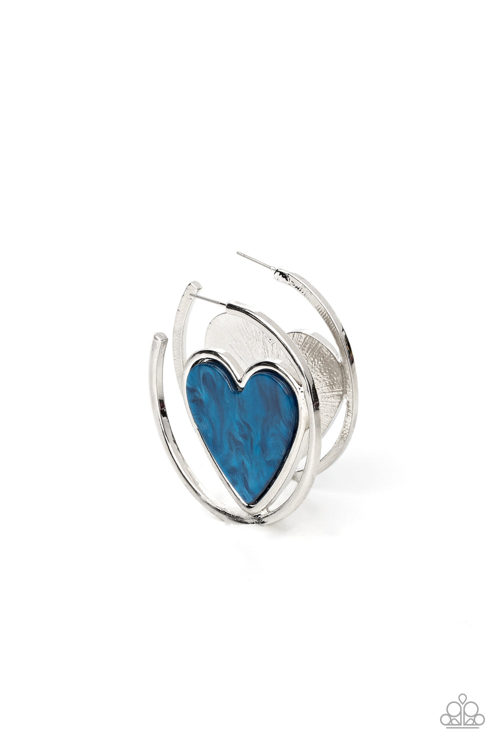 Paparazzi Smitten with You Heart Hoops