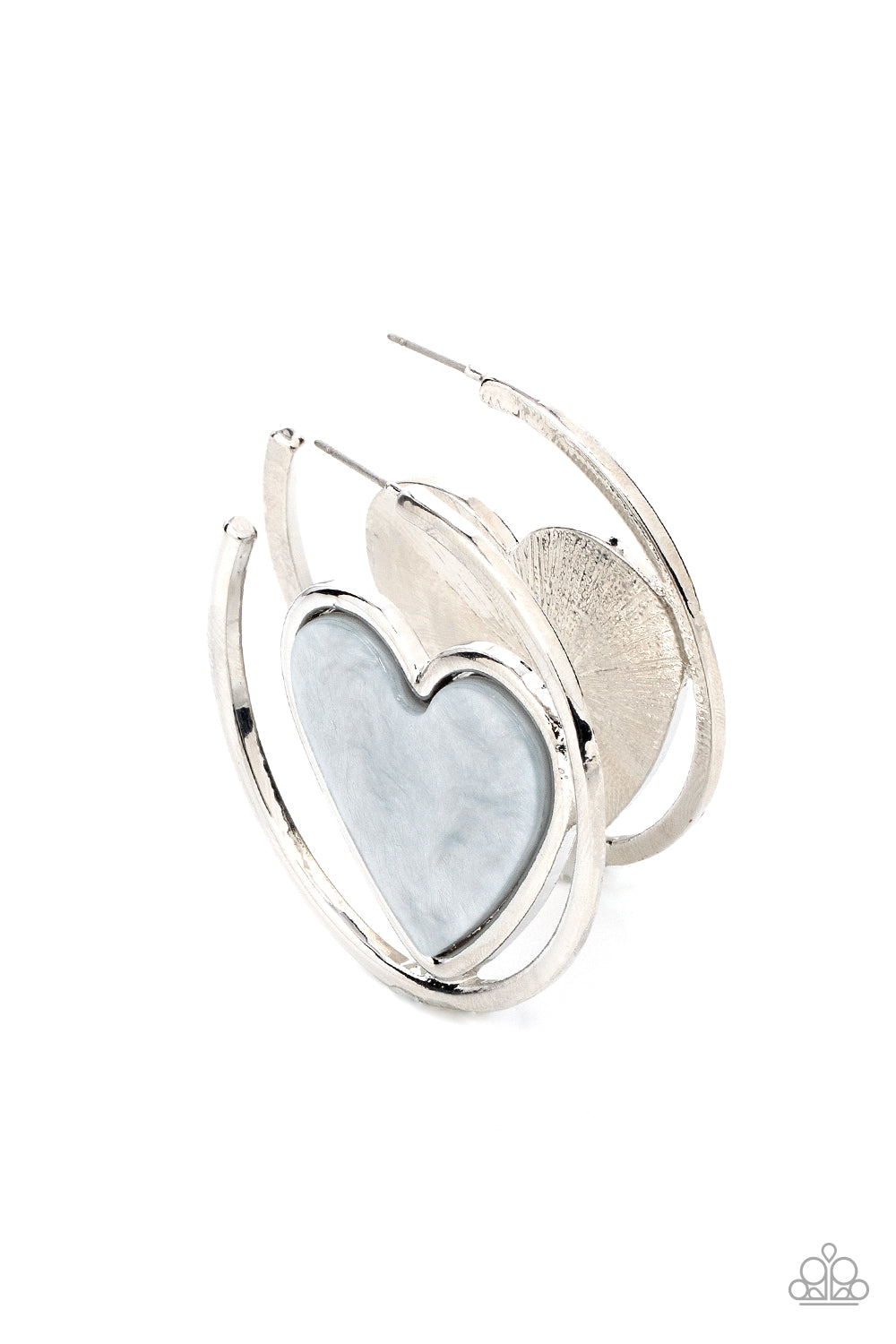 Paparazzi Smitten with You Heart Hoops