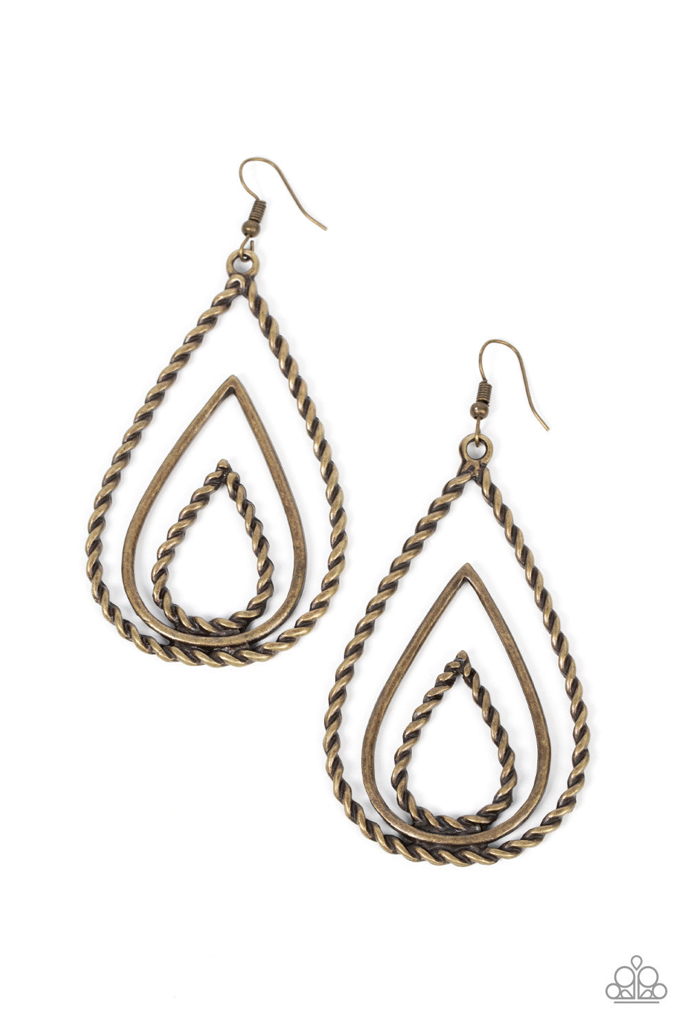 Paparazzi Tastefully Twisty Earrings