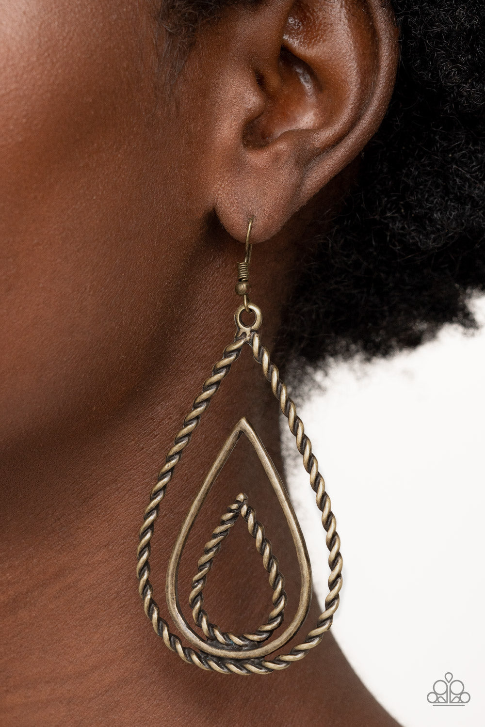 Paparazzi Tastefully Twisty Earrings